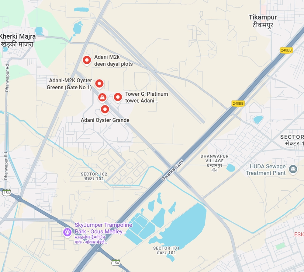 Adani 102A Location Map
